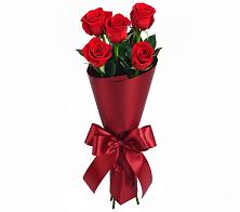 Букет 5 Красных роз Эдлесс Лав #REPLACE_PRED# Октябрьской