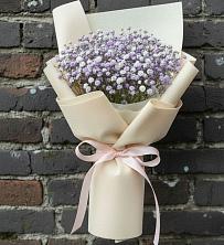 Букет цветов из:  Гипсофила в Октябрьской