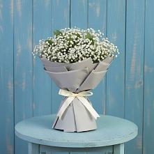 Букет цветов из:  Гипсофила в Октябрьской
