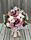 Букет цветов из: Альстромерии, Гвоздики, Розы и Хризантемы в Октябрьской