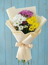 Букет цветов из:  Хризантемы в Октябрьской