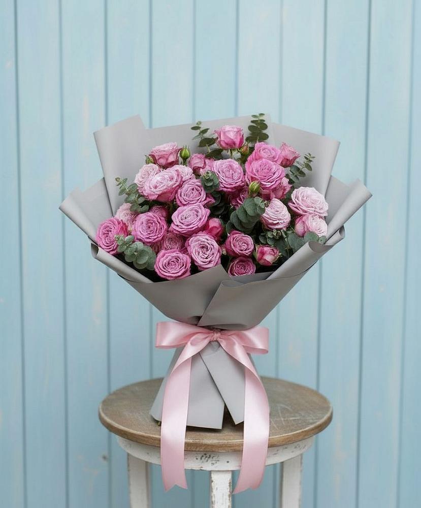 Букет цветов из: Розы в Октябрьской