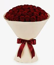 Букет 101 Бордовая роза Блэк Бакарра в Октябрьской