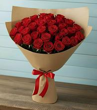 Букет Красные розы Милано в Октябрьской