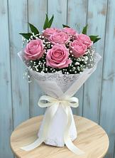 Букет цветов из:  Розы в Октябрьской