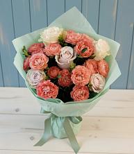 Букет цветов из:  Розы в Октябрьской