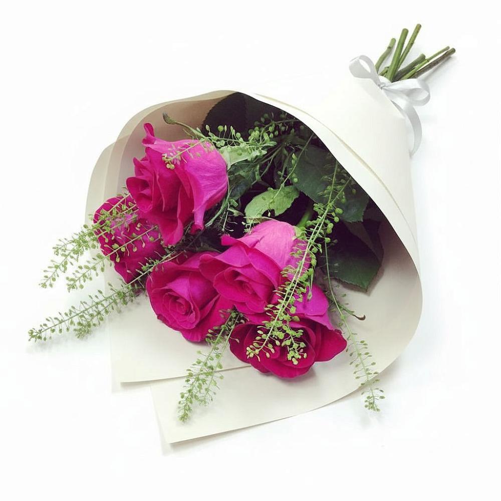 Букет цветов из: Розы в Октябрьской