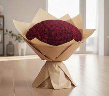 Букет 101 Красная роза в Октябрьской