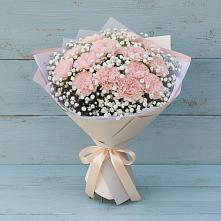 Букет цветов из:  Гвоздики #REPLACE_PRED# Октябрьской