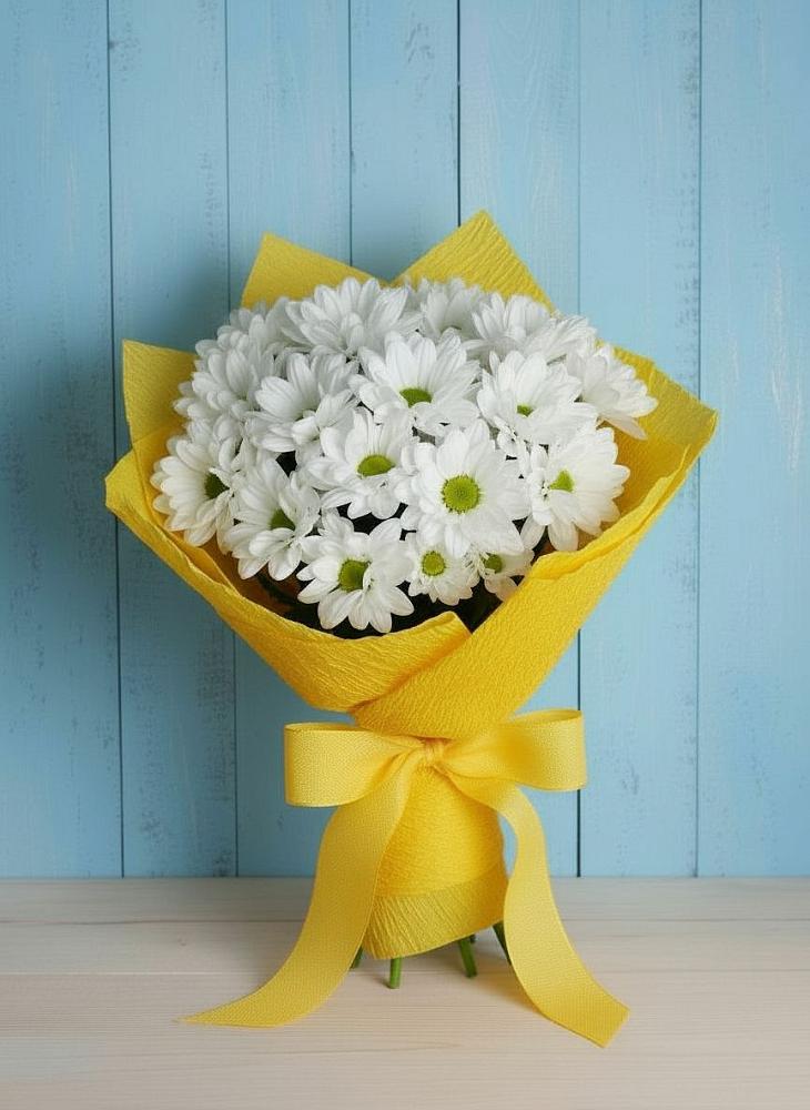 Букет цветов из: Хризантемы в Октябрьской