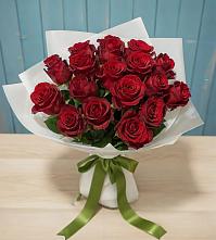 Букет Красные розы в Октябрьской