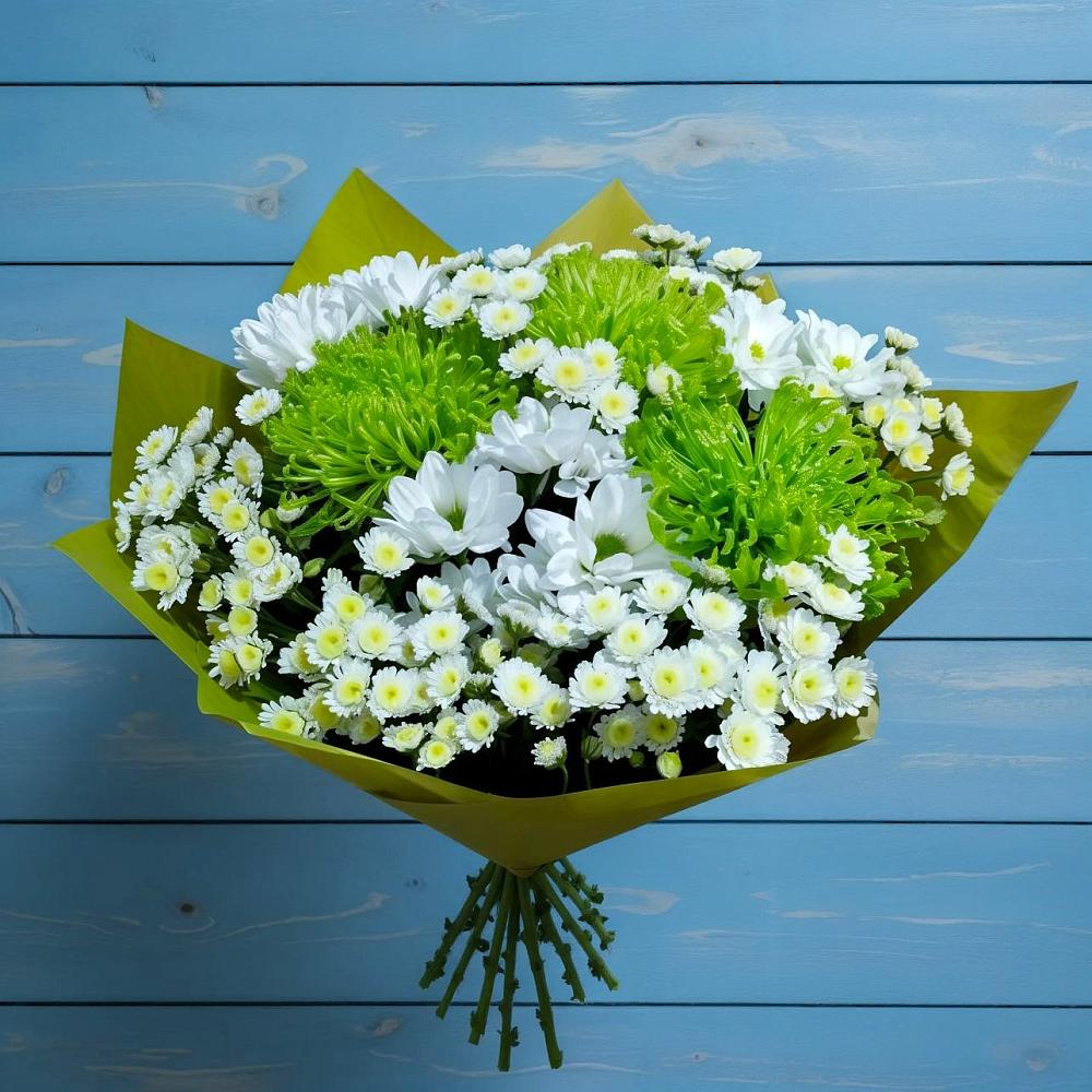 Букет цветов из: Хризантемы в Октябрьской