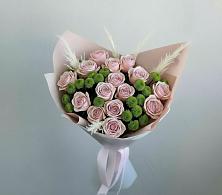 Букет цветов из:  Розы и Хризантемы в Октябрьской