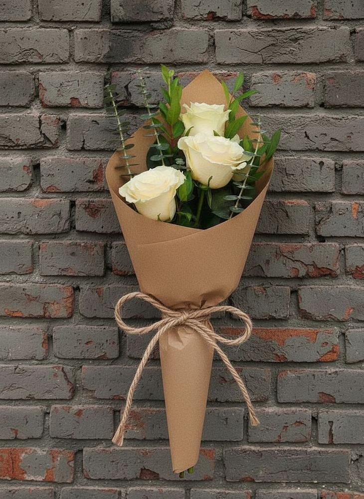 Букет цветов из: Розы в Октябрьской