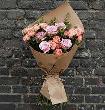 Букет цветов из:  Розы #REPLACE_PRED# Октябрьской