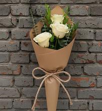 Букет цветов из:  Розы в Октябрьской