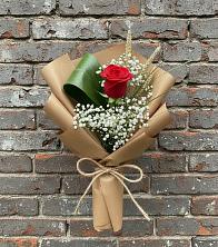 Букет цветов из:  Розы в Октябрьской