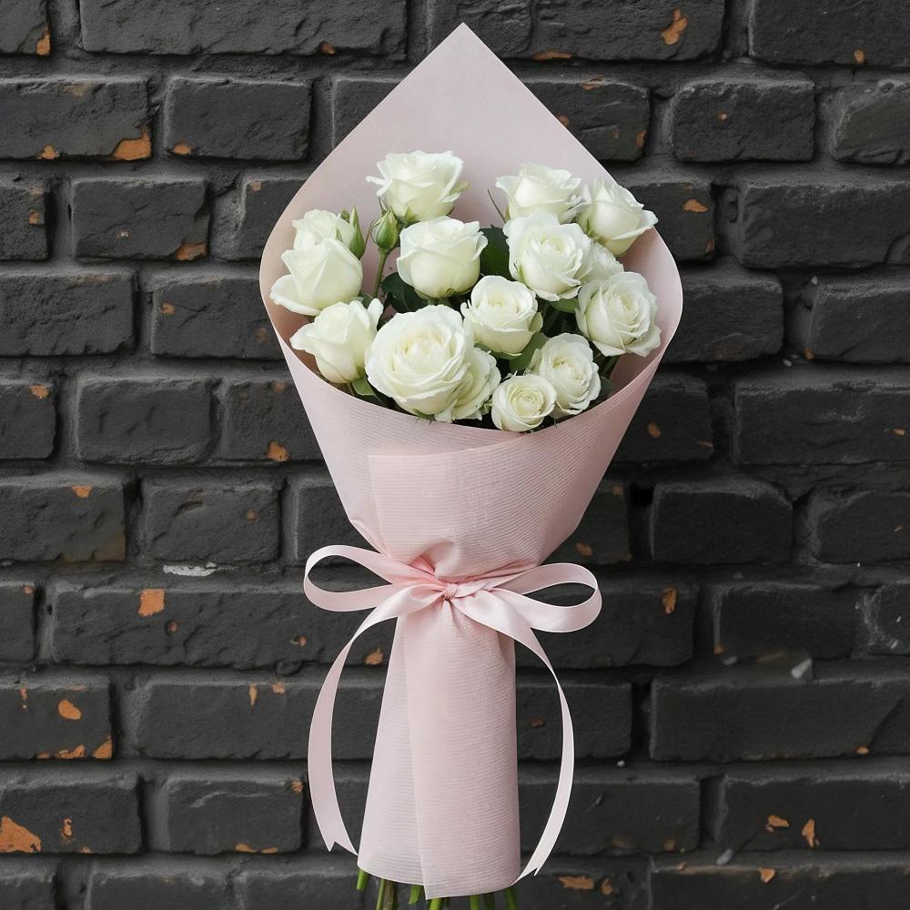 Букет цветов из: Розы в Октябрьской