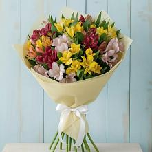 Букет цветов из:  Альстромерии в Октябрьской