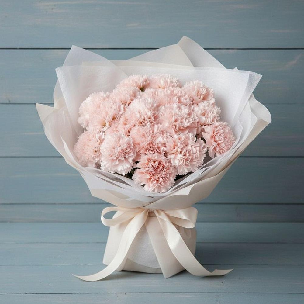 Букет цветов из: Гвоздики в Октябрьской