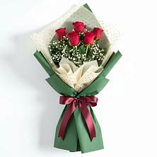 Букет цветов из:  Розы в Октябрьской