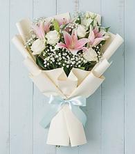 Букет цветов из:  Лилии в Октябрьской