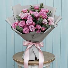 Букет цветов из:  Розы в Октябрьской